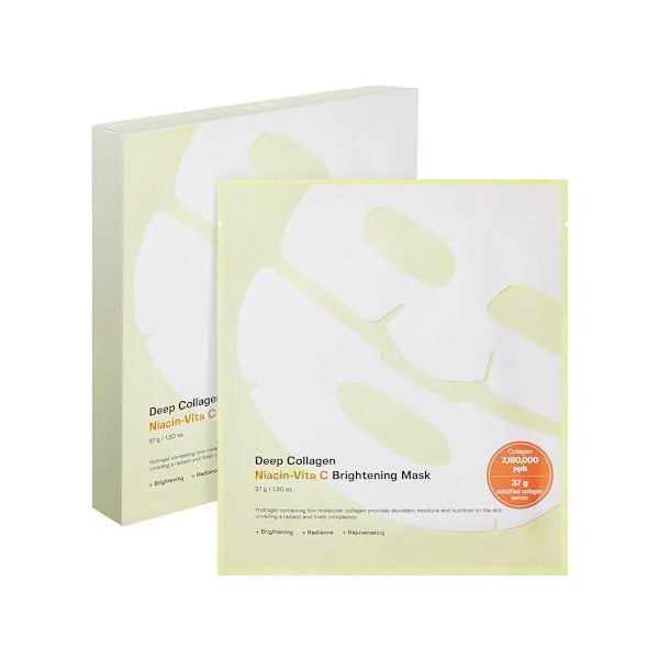 SUNGBOON EDITOR SUNGBOON EDITOR Deep Collagen Niacin Vita C Brightening Mask 4ea 37g - hydrating - front bottle shot