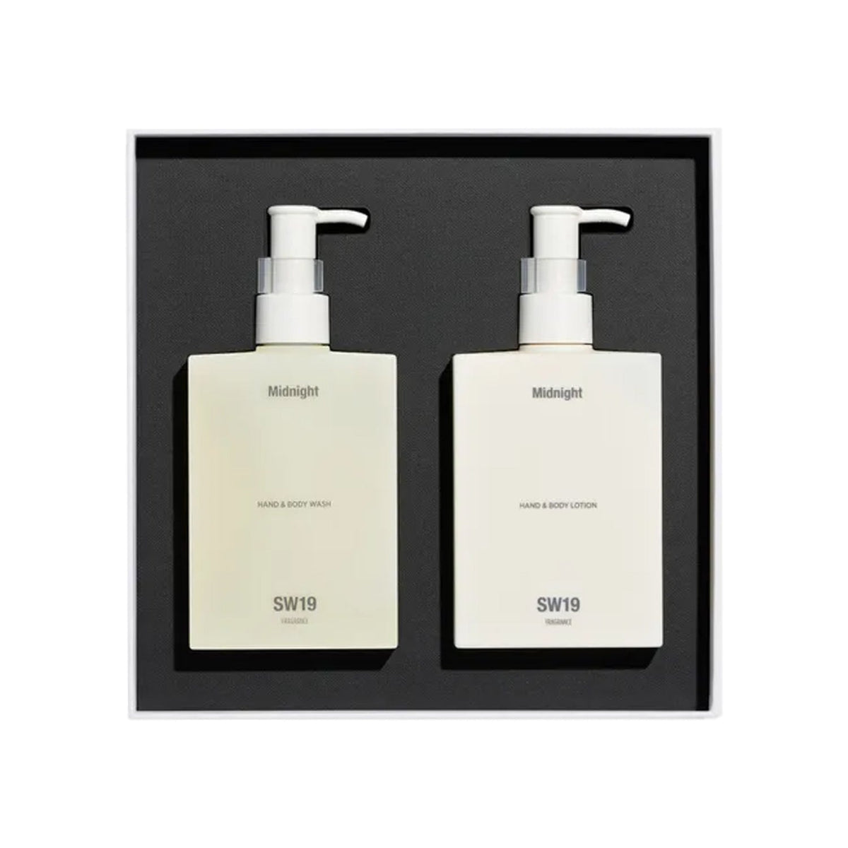 SW19 SW19 Midnight Hand & Body Care Set - hydrating - front bottle shot