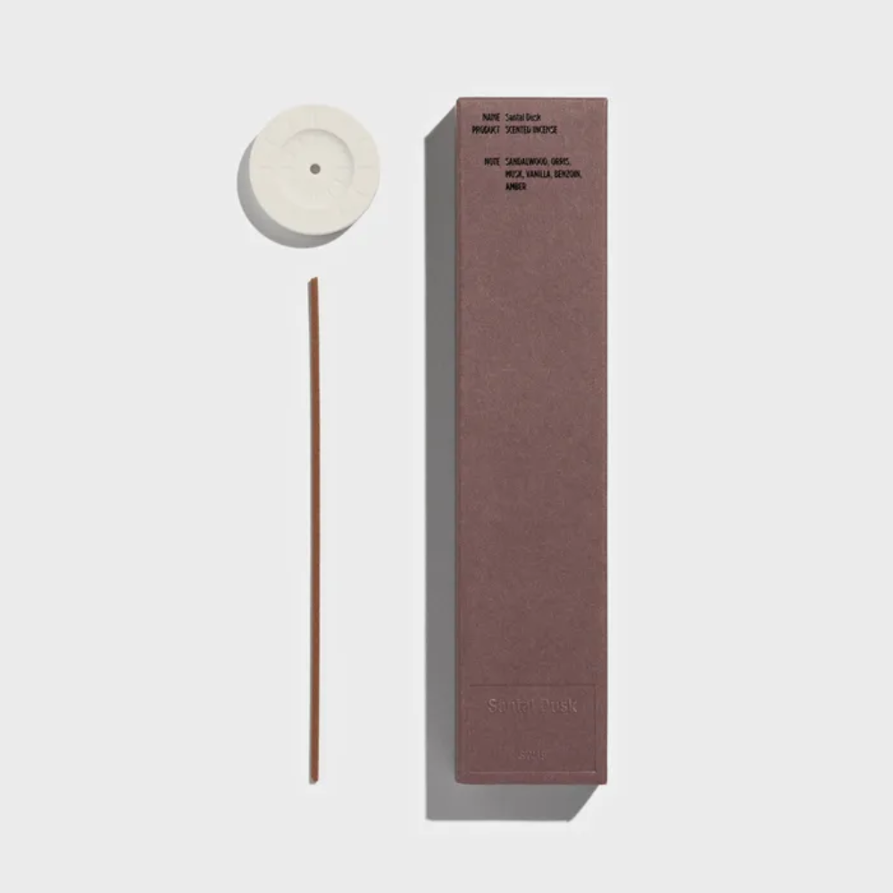 SW19 SW19 Santal Dusk Scented Incense - sun protection - front bottle shot
