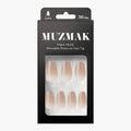 MUZMAK MUZMAK Nail Tips 36pcs #Sable(Coffin) - anti-aging - front bottle shot