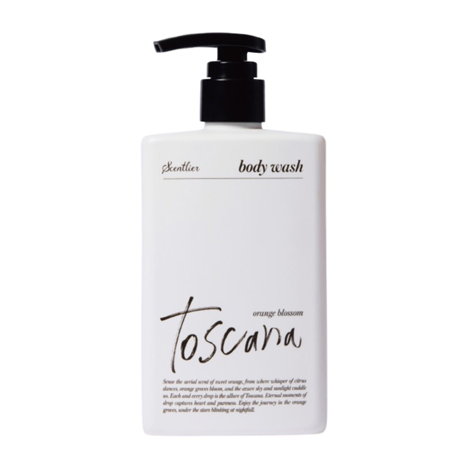 Scentlier Scentlier Orange Blossom Toscana Perfume Body Wash 320ml - cleansing - front bottle shot