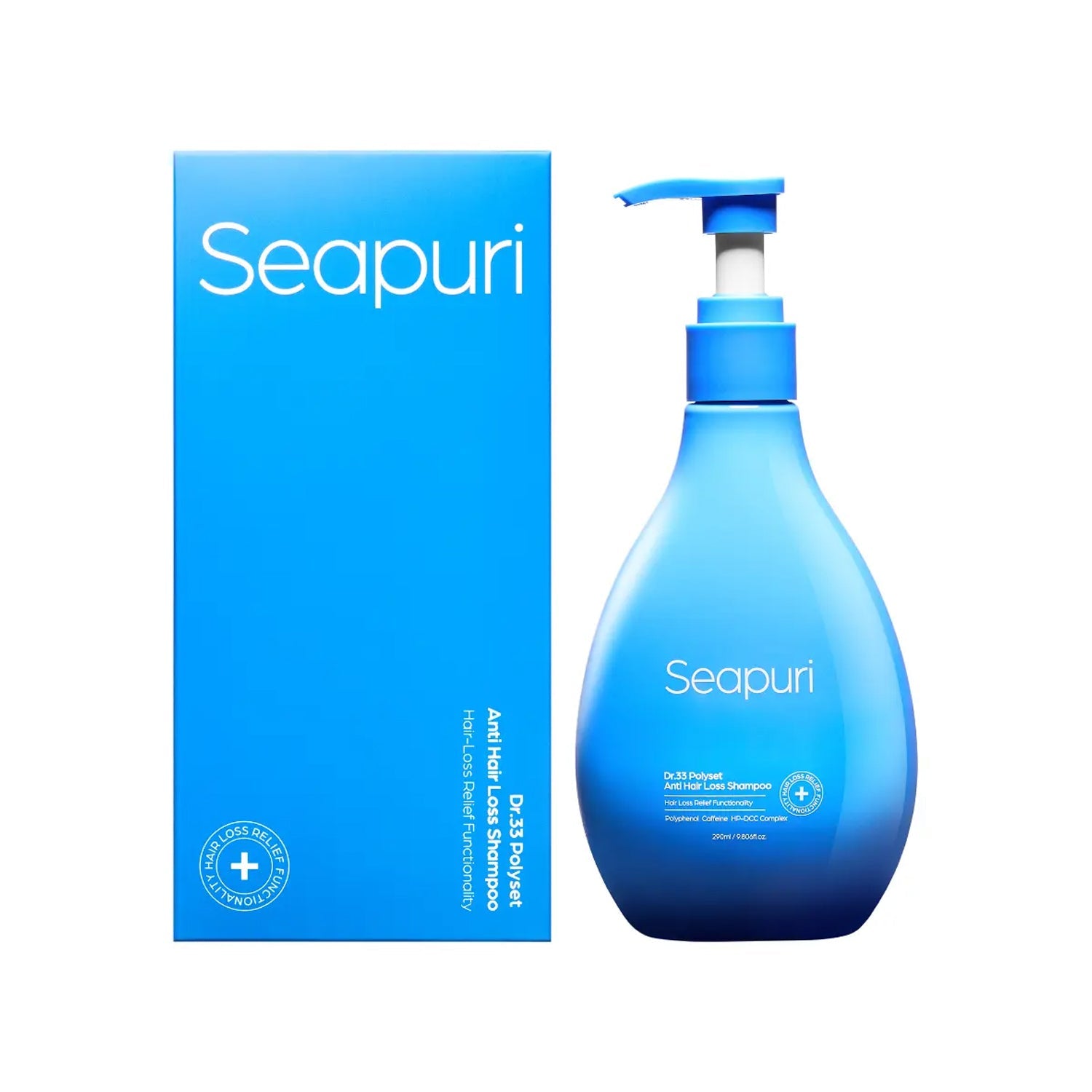 Seapuri Seapuri Dr.33 Polyset Anti Hair Loss Shampoo 290ml - hydrating - front bottle shot