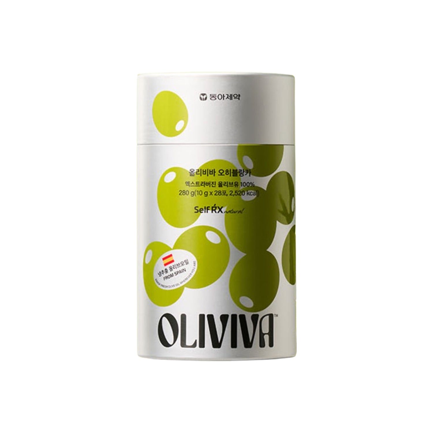 SelfRX SelfRX Oliviva Hojiblanca Extra Virgin Olive Oil (10g x 28 Packets) - nourishing - front bottle shot