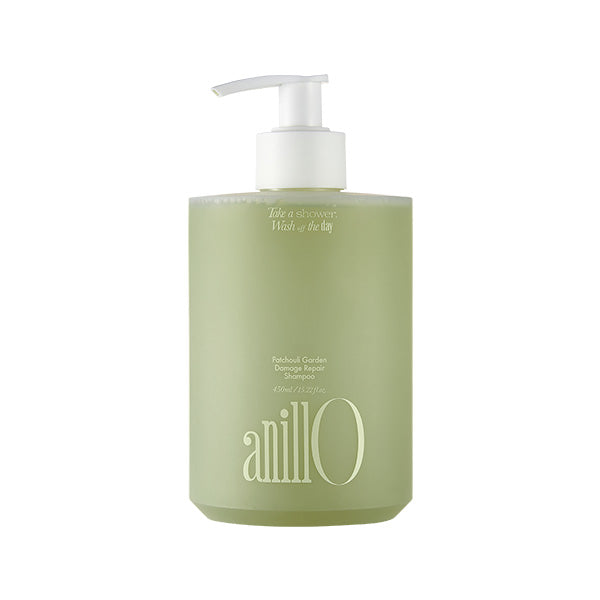 anillO anillO Patchouli Garden Damage Repair Shampoo 450ml - nourishing - front bottle shot