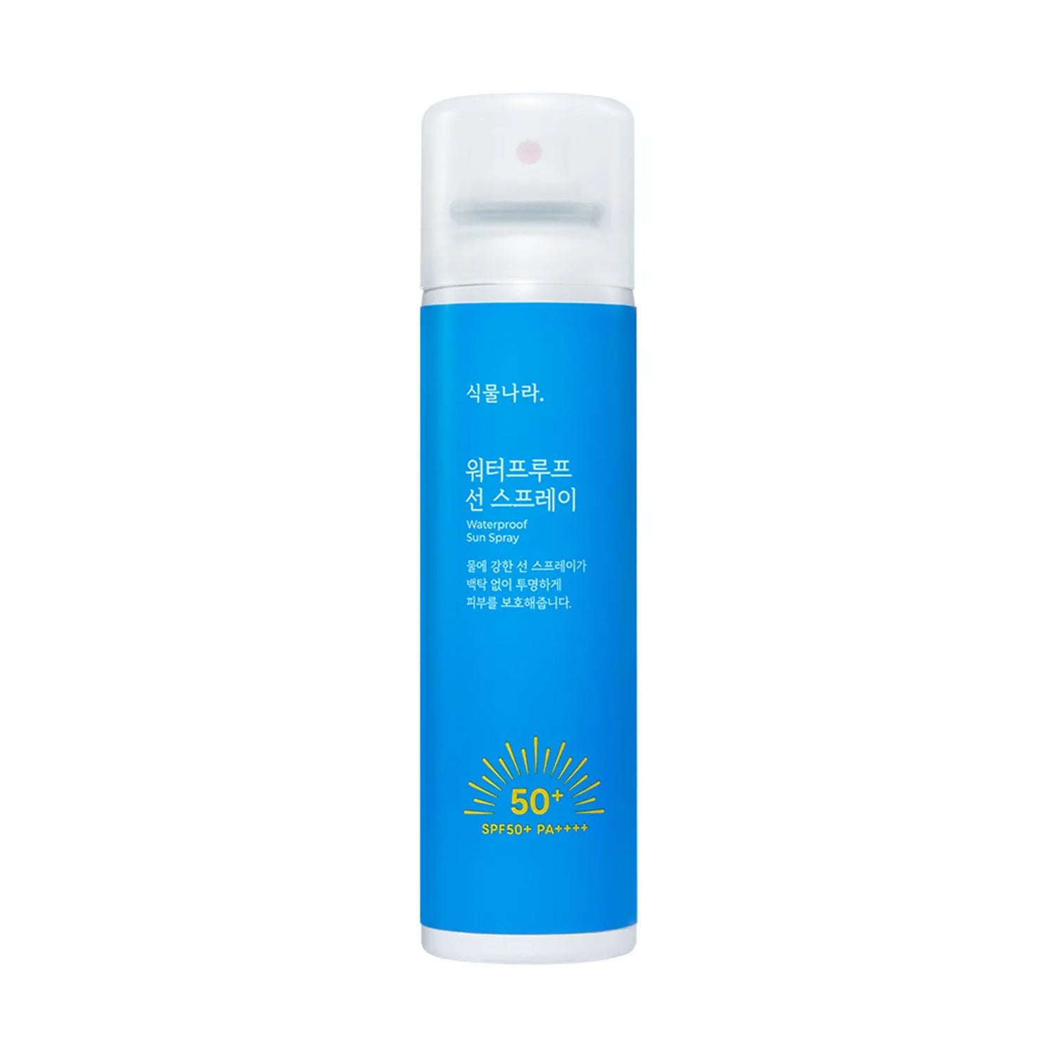 Shingmulnara Shingmulnara Waterproof Sun Spray SPF50+ PA++++ 100ml - hydrating - front bottle shot