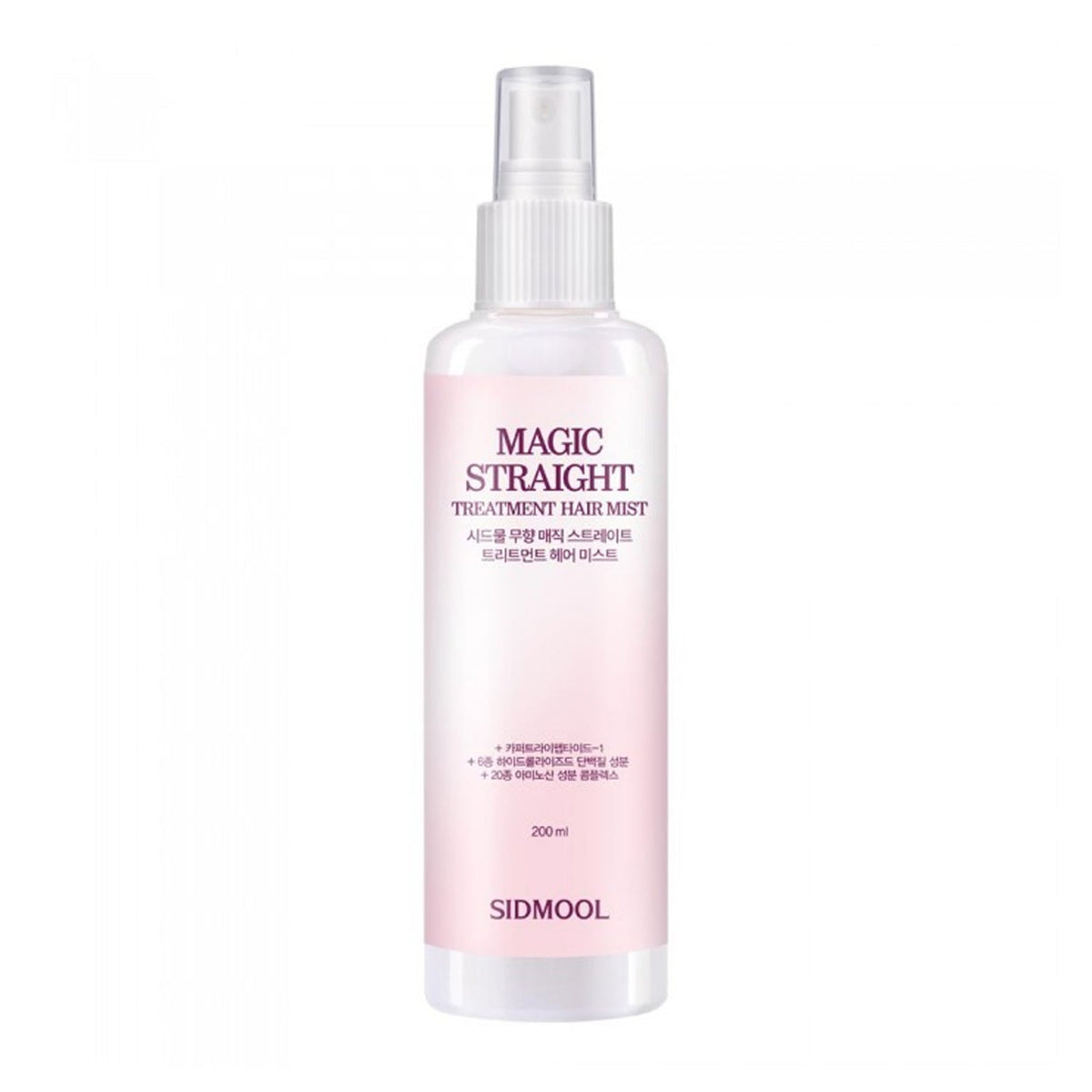 Sidmool Sidmool Magic Straight Treatment Hair Mist 200ml - nourishing - front bottle shot