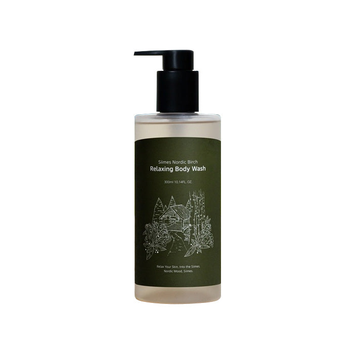 Siimes Siimes Nordic Birch Relaxing Body Wash 300ml - soothing - front bottle shot