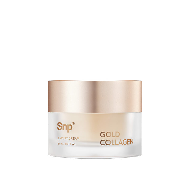 Snp Snp Gold Collagen Expert Cream 50ml - hydrating - front bottle shot