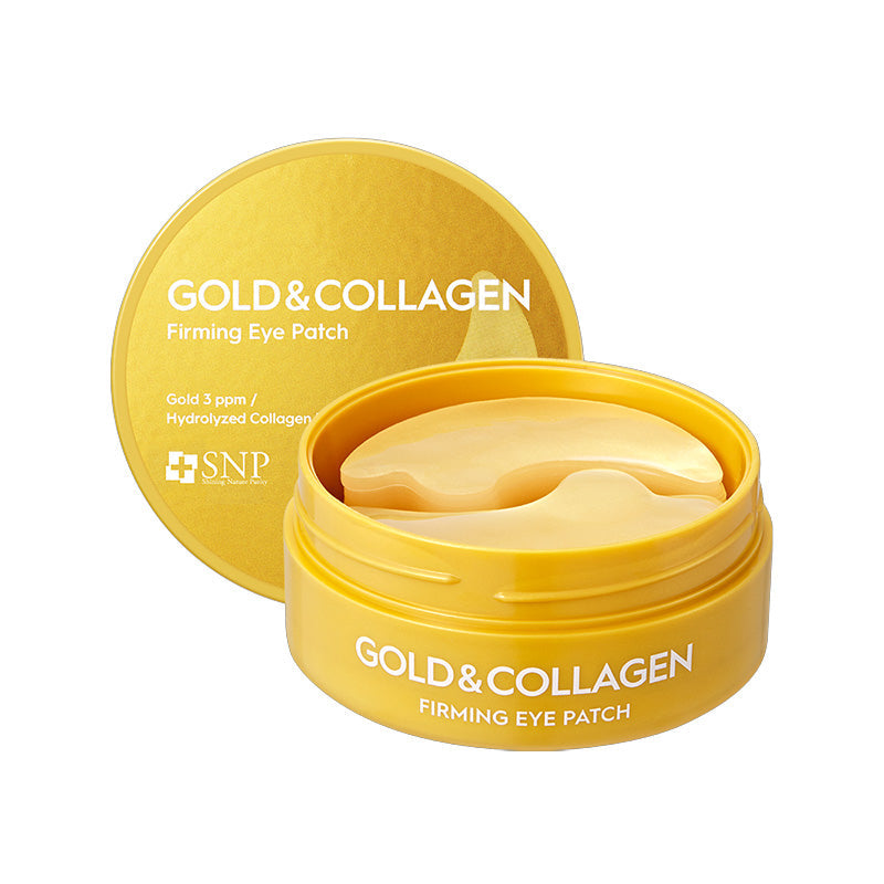 Snp Snp Gold & Collagen Firming Eye Patch 60P - anti-aging - front bottle shot