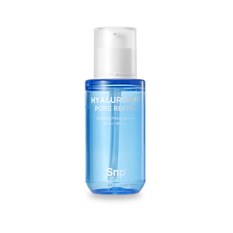 Snp Snp Hyaluronic Pore Refine Correcting Serum 50ml - hydrating - front bottle shot