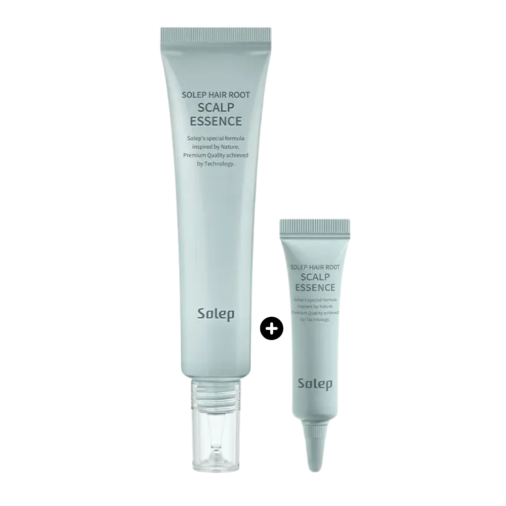 Solep Solep Hair Root Scalp Essence 40ml Set (+5ml) - nourishing - front bottle shot