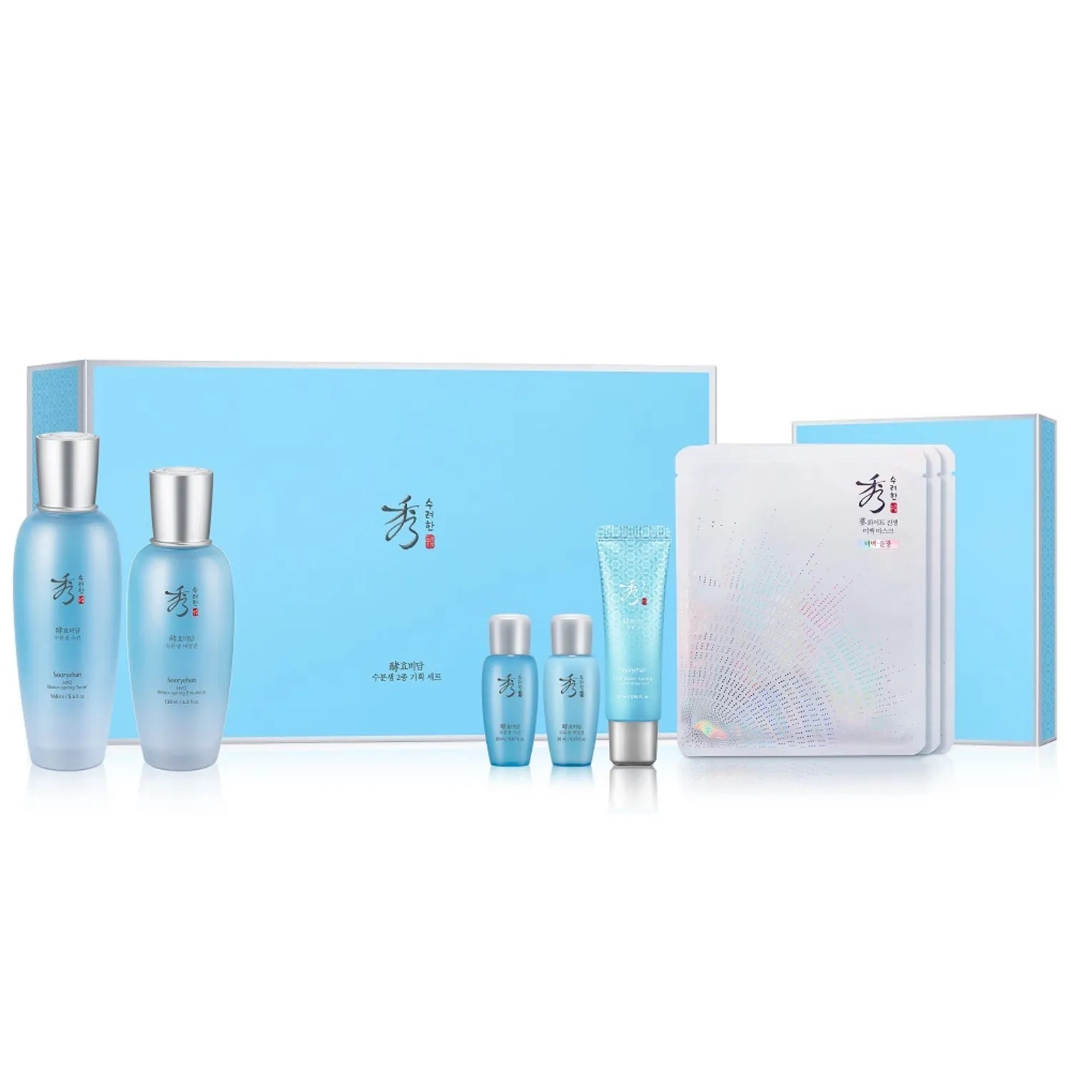 Sooryehan Sooryehan Hyobidam Water Spring Special Set (Skin 160ml+Emulsion 130ml+Toner 20ml+Emulsion 20ml+Cream 25ml) -