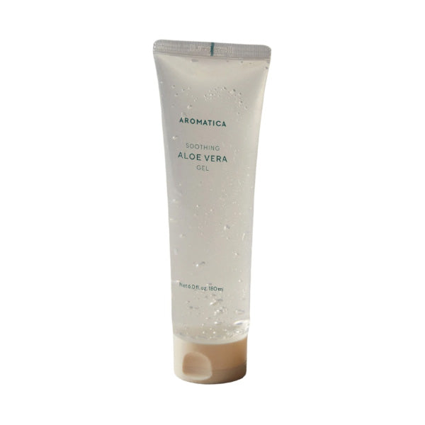 AROMATICA AROMATICA Organic Aloe Vera Gel 180ml - hydrating - front bottle shot