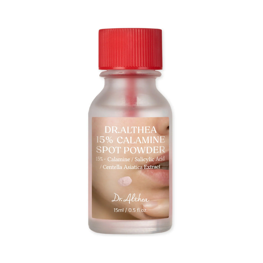 Dr.Althea Dr. Althea 15% Calamine Spot Powder - hydrating - front bottle shot