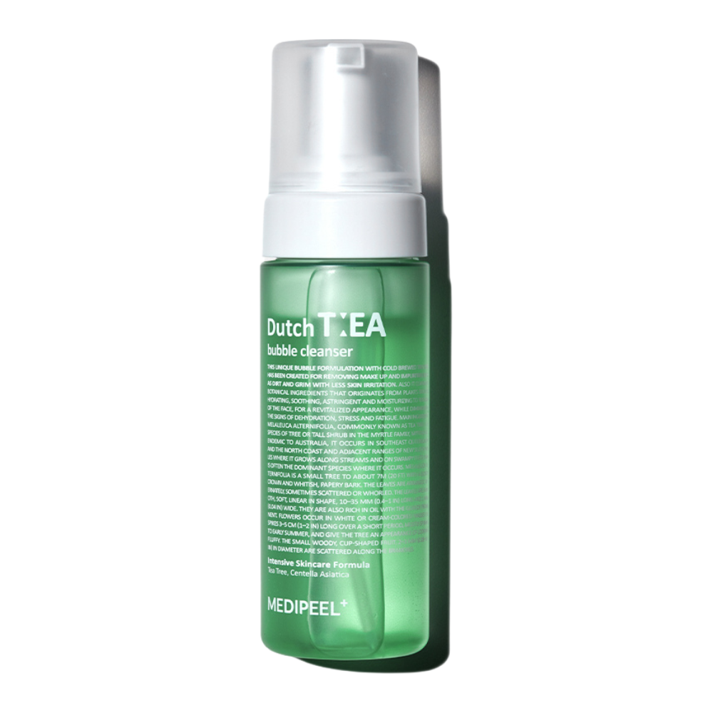MEDI-PEEL MEDI-PEEL Dutch Tea Bubble Cleanser 150ml - soothing - front bottle shot