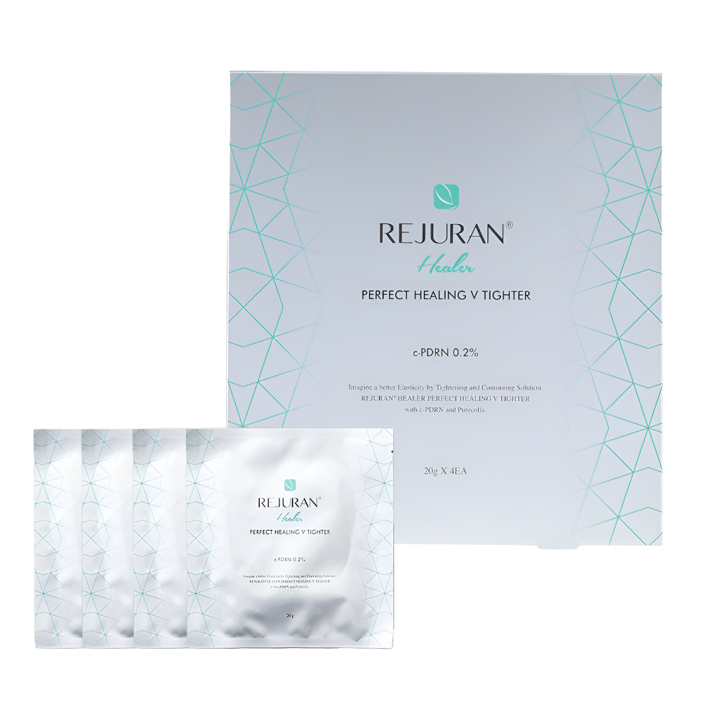 REJURAN REJURAN Healer Perfect Healing V Tighter 4 sheets 20g - hydrating - front bottle shot