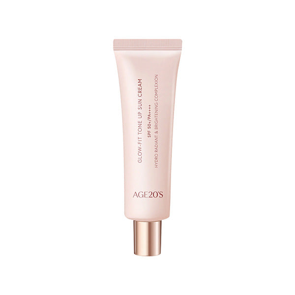 AGE20's AGE20's Glow Fit Tone-Up Sun Cream (SPF50+ PA++++) 50ml - hydrating - front bottle shot