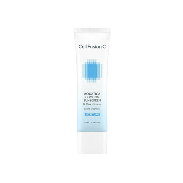 Cell Fusion C Cell Fusion C Aquatica Cooling Sunscreen 50ml SPF50+ PA++++ - hydrating - front bottle shot