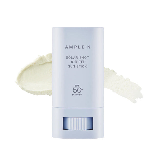 AMPLE:N AMPLE:N Solar Shot Air Fit Sun Stick 20g SPF50+ PA++++ - sun protection - front bottle shot
