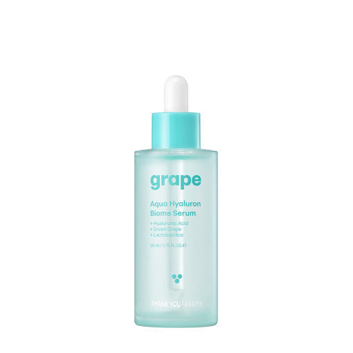 THANK YOU FARMER THANK YOU FARMER Grape Aqua Hyaluron Biome Serum 50ml - hydrating - front bottle shot