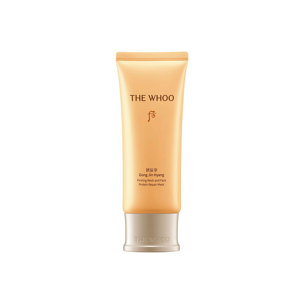 THE WHOO THE WHOO Gong Jin Hyang Firming Neck and Face Protein Repair Mask 100ml - anti-aging - front bottle shot