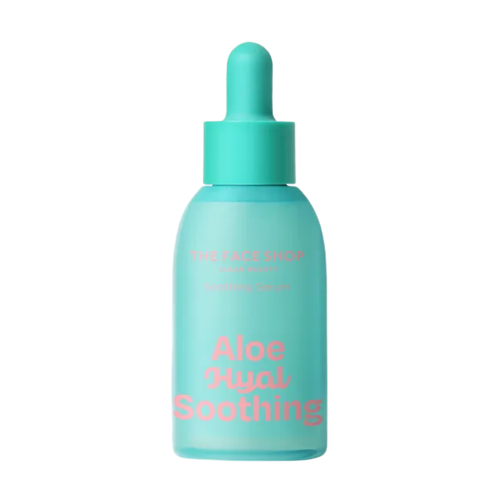 THE FACE SHOP THE FACE SHOP Aloe Hyaluronic Acid Moisture Soothing Serum 50ml - hydrating - front bottle shot