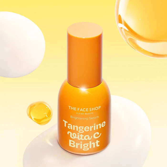 THE FACE SHOP THE FACE SHOP Tangerine Vita C Brightening Serum 35ml - hydrating - front bottle shot