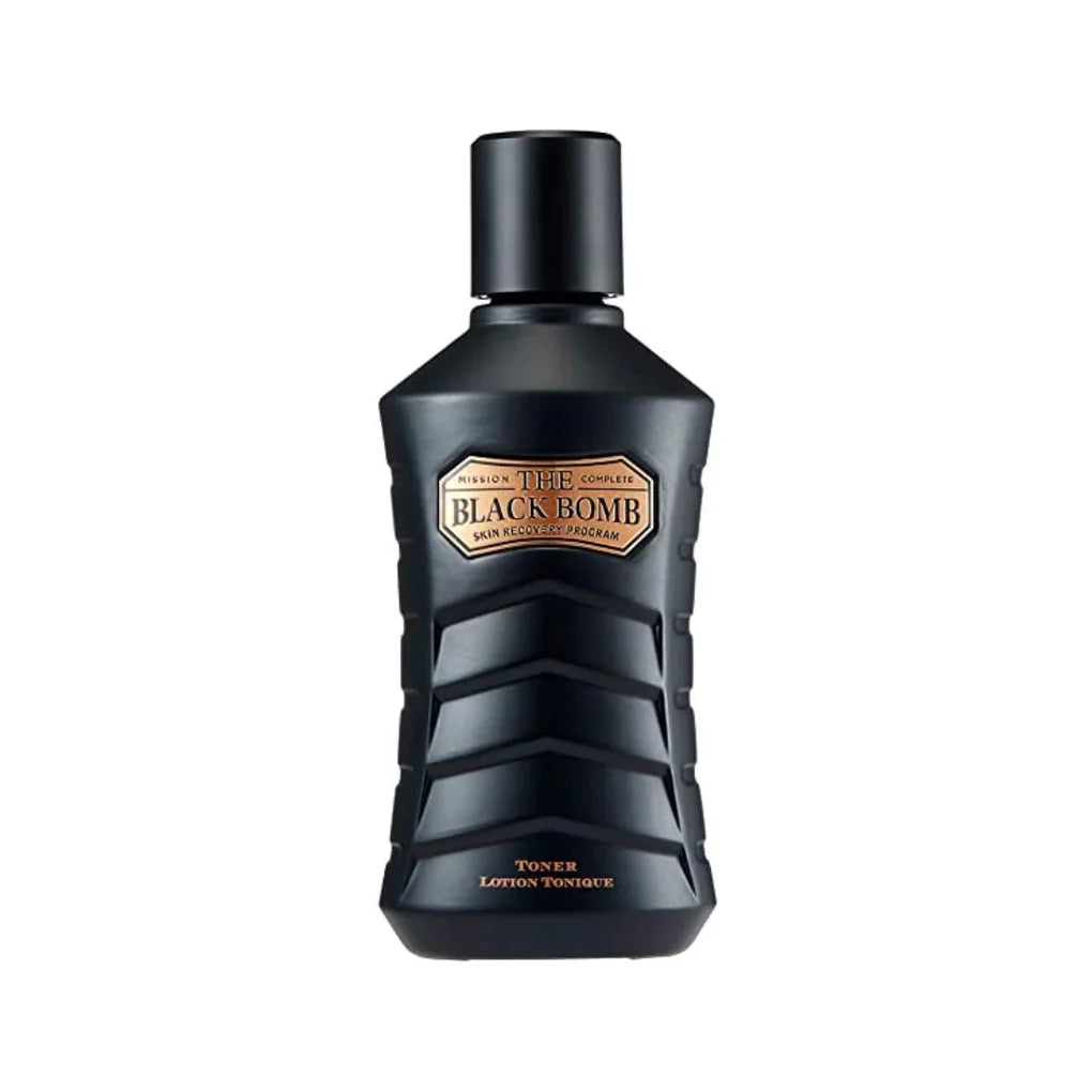 THE FACE SHOP THE FACE SHOP The Black Bomb Skin 140ml - hydrating - front bottle shot