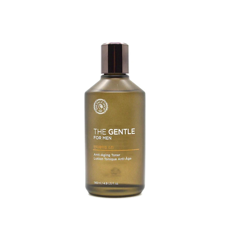 THE FACE SHOP THE FACE SHOP The Gentle For Men Anti-Aging Toner 145ml - anti-aging - front bottle shot
