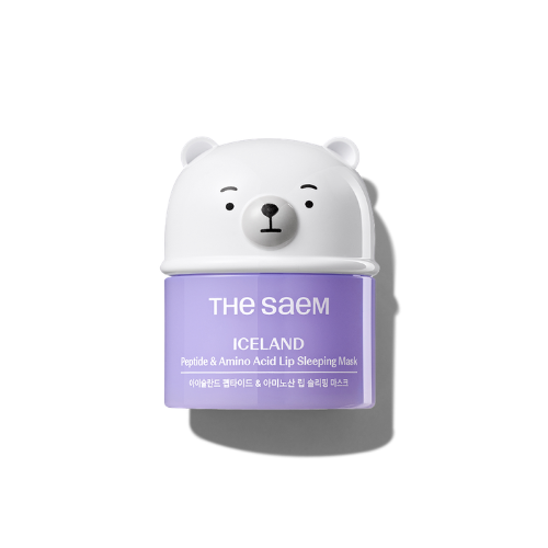 The SAEM THE SAEM Iceland Peptide & Amino Acid Lip Sleeping Mask 11g - hydrating - front bottle shot