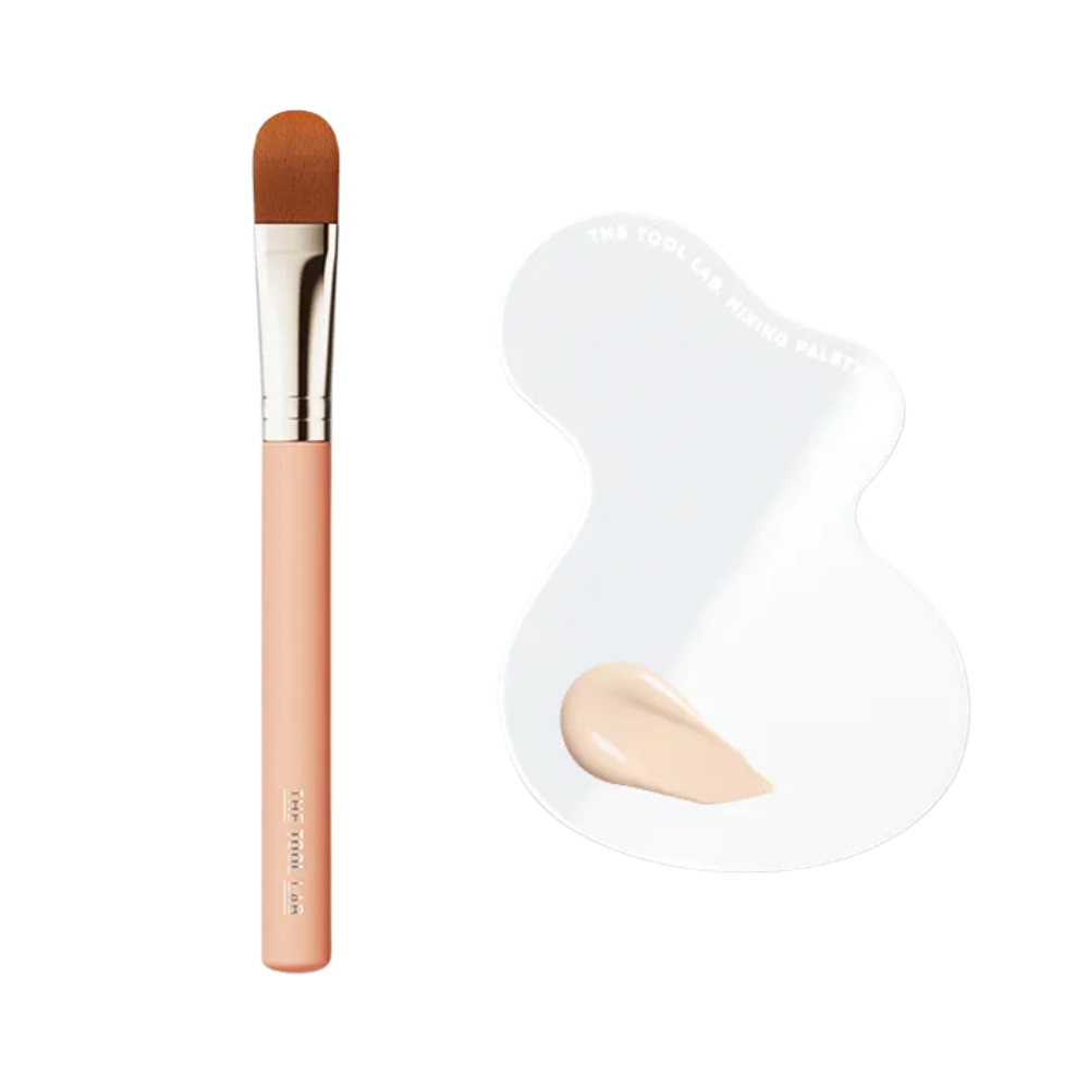 THE TOOL LAB THE TOOL LAB 231L Brush + Mixing Palette Set - cleansing - front bottle shot