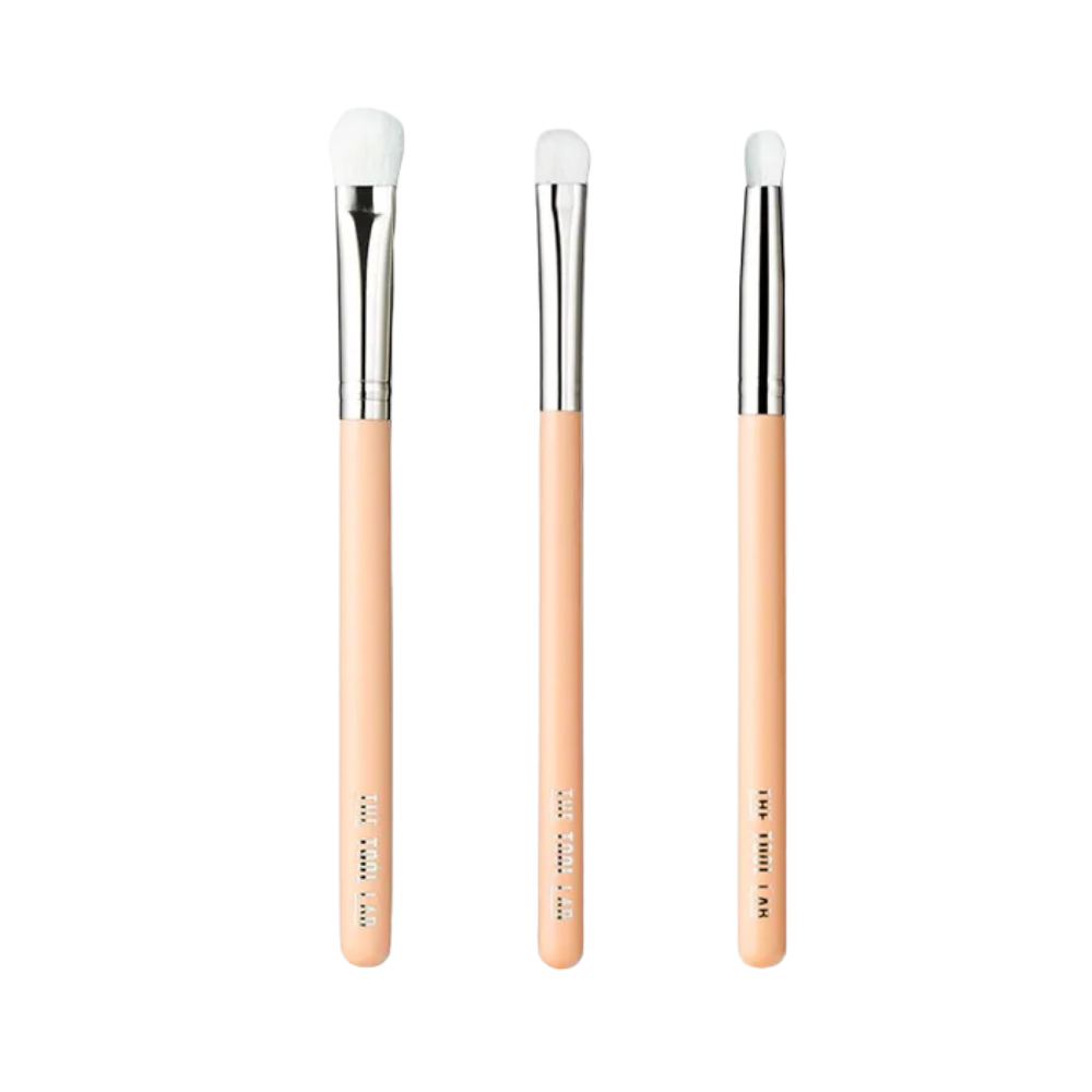 THE TOOL LAB THE TOOL LAB Basic Eye Brush 3-Piece Set - anti-aging - front bottle shot