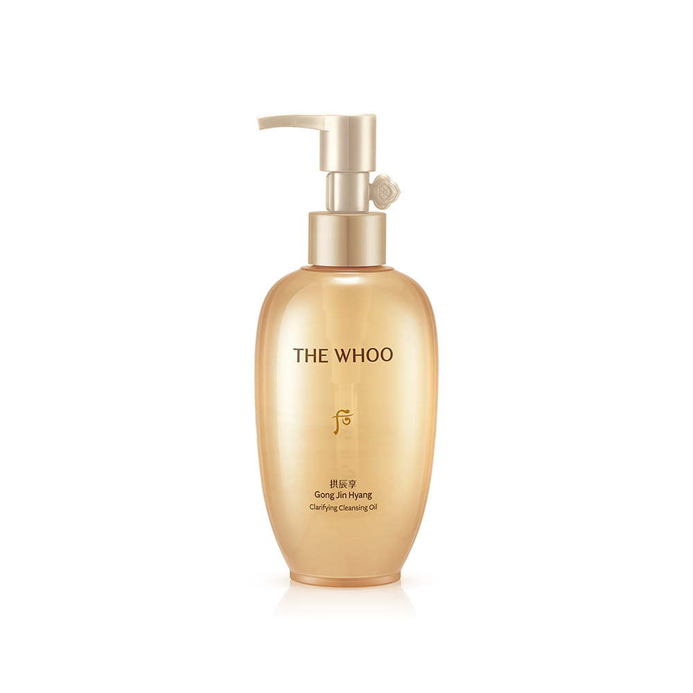 THE WHOO THE WHOO Gong Jin Hyang Clarifying Cleansing Oil 200ml - hydrating - front bottle shot