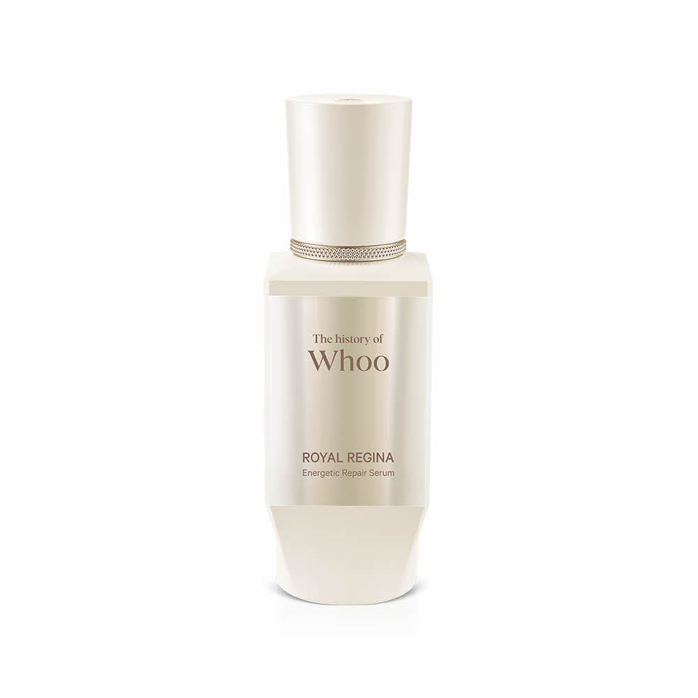 THE WHOO THE WHOO Royal Regina Energetic Repair Serum 45ml - brightening - front bottle shot