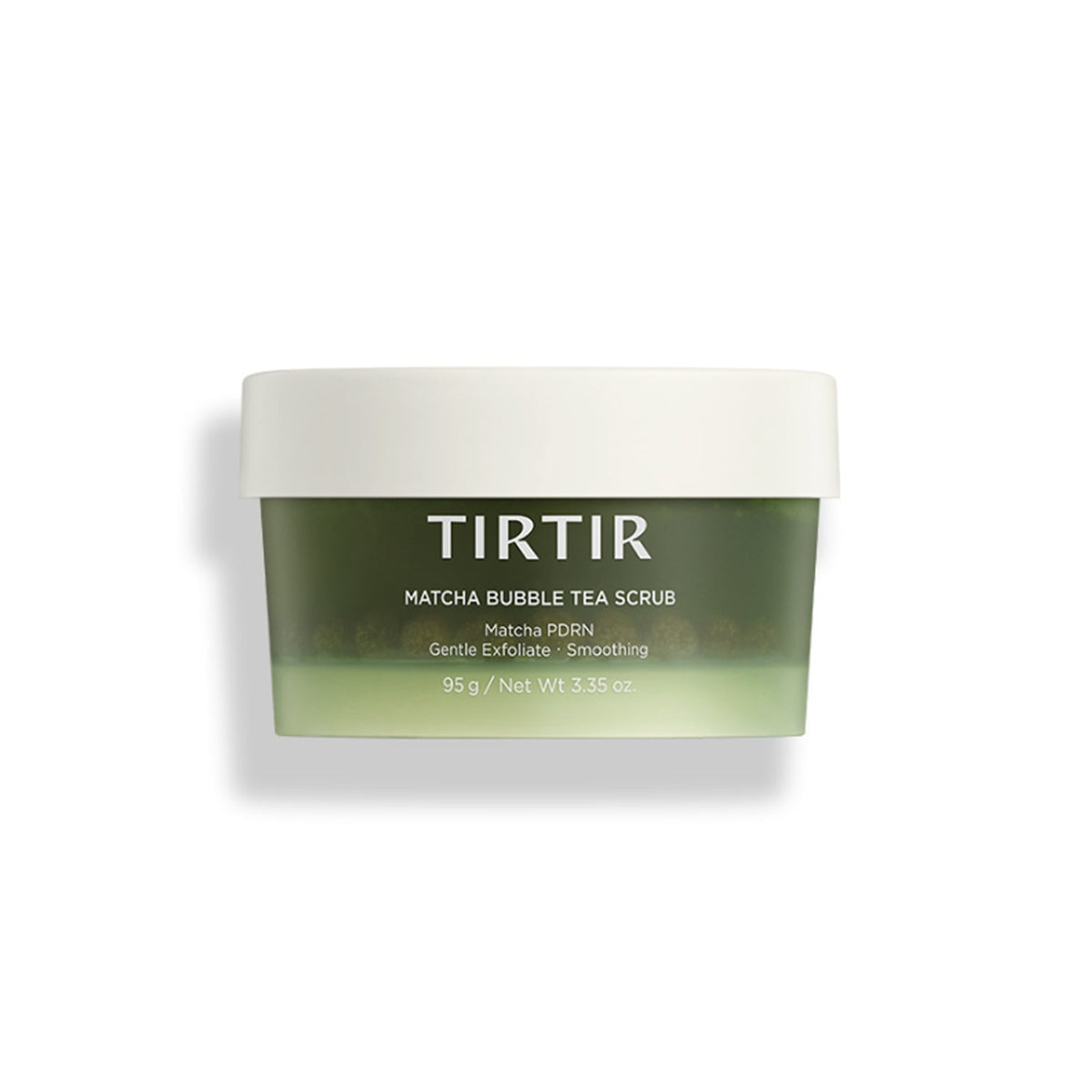 TIRTIR TIRTIR Matcha Bubble Tea Scrub 95g - hydrating - front bottle shot
