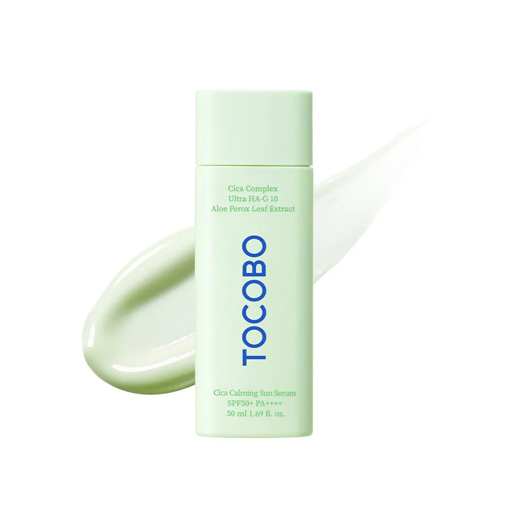 TOCOBO TOCOBO Cica Calming Sun Serum SPF50+ PA++++ 50ml - hydrating - front bottle shot