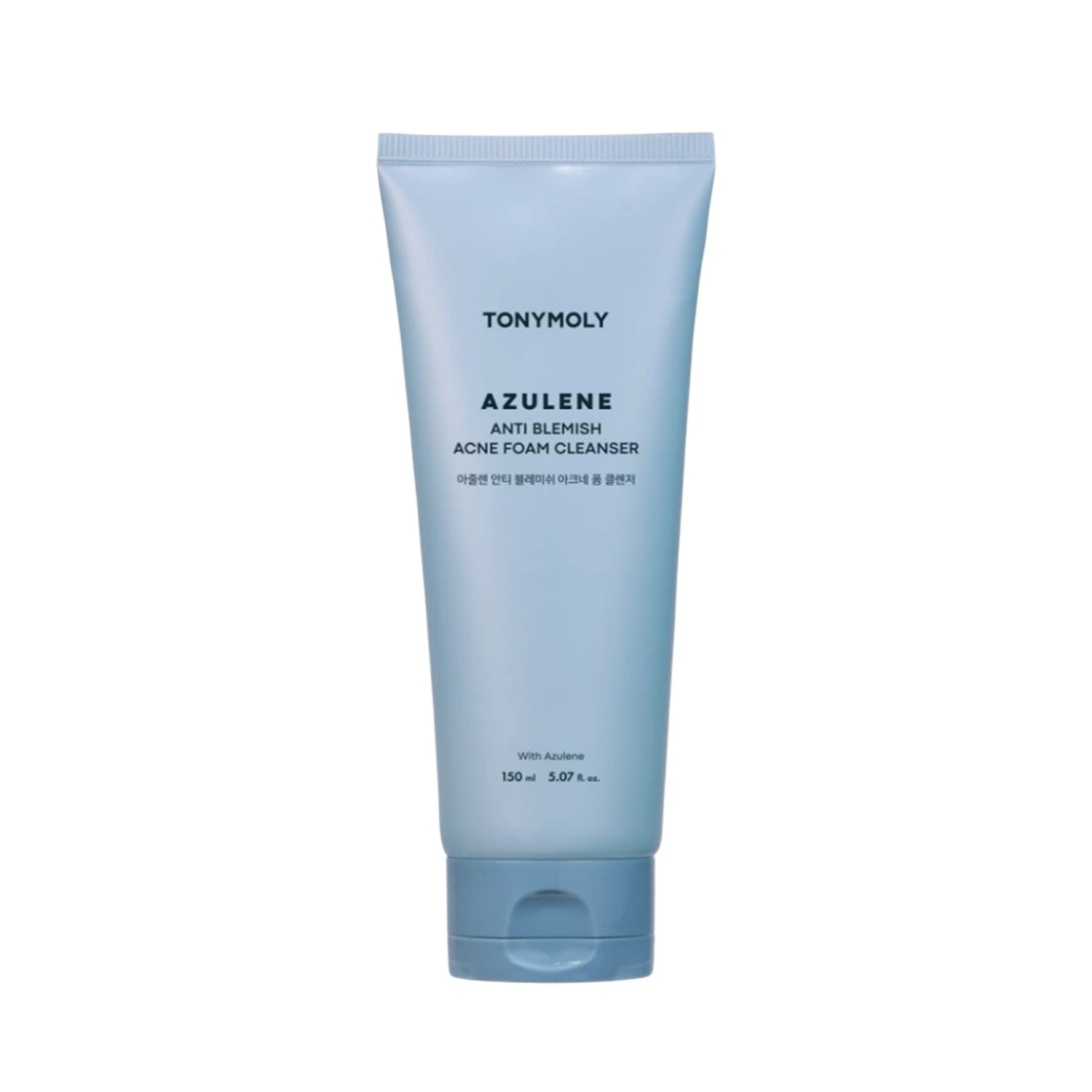 TONYMOLY TONYMOLY Azulene Anti Blemish Acne Foam Cleanser 150ml - soothing - front bottle shot