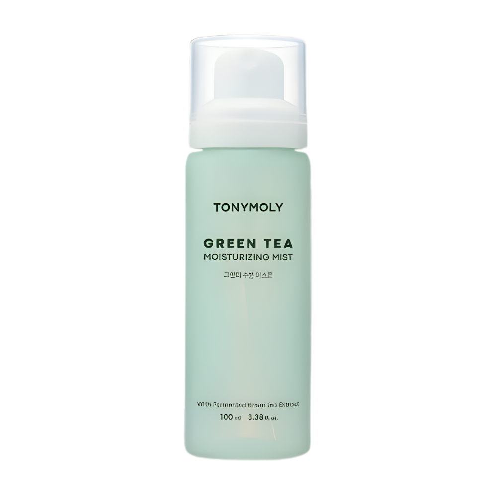 TONYMOLY TONYMOLY The Chok Chok Green Tea Mild Watery Micro Mist 100ml - hydrating - front bottle shot