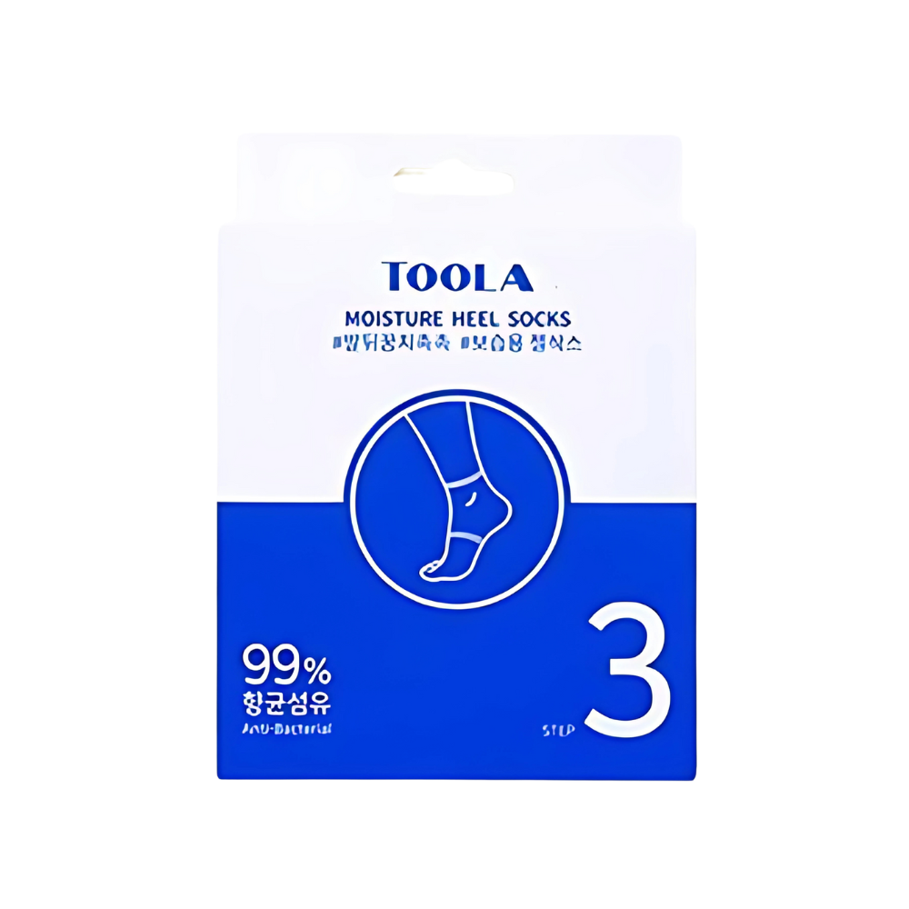 TOOLA TOOLA Moisture Heel Socks - hydrating - front bottle shot