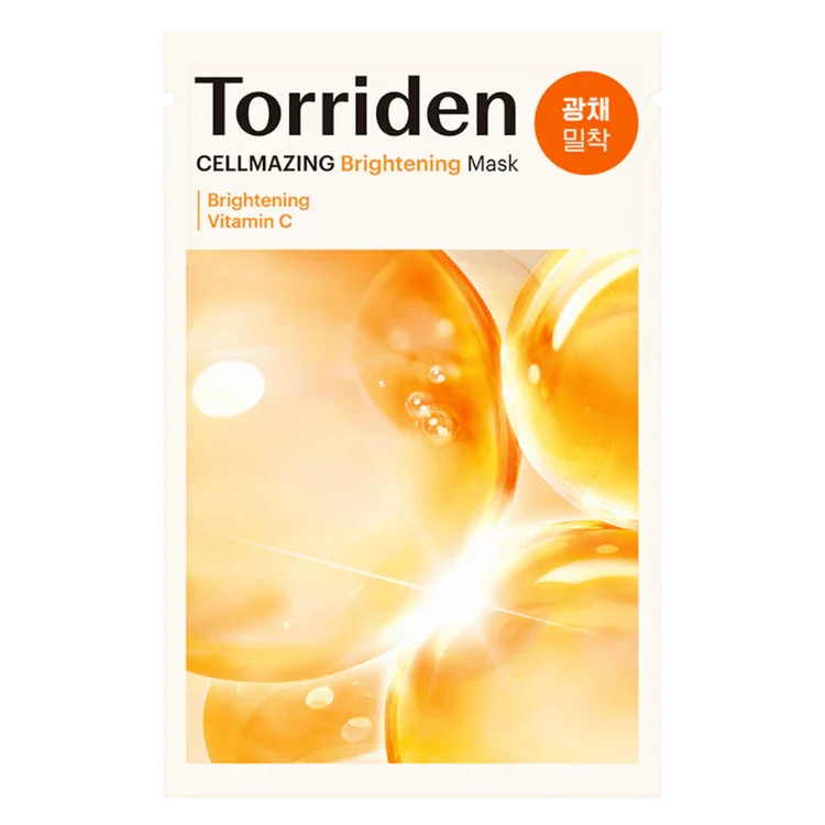 Torriden Torriden Cellmazing Vita C Brightening Mask Sheet 10ea - hydrating - front bottle shot