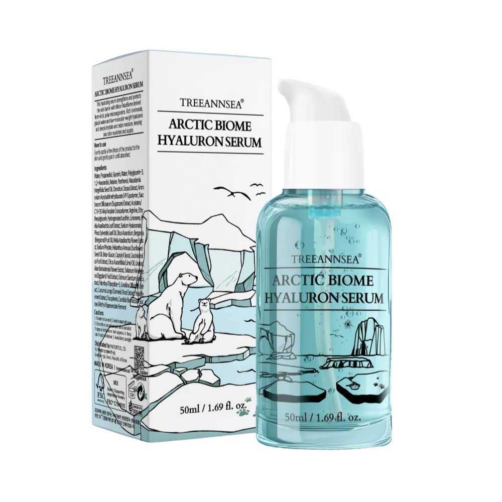 TREEANNSEA TREEANNSEA Arctic Biome Hyaluron Serum 50ml - hydrating - front bottle shot