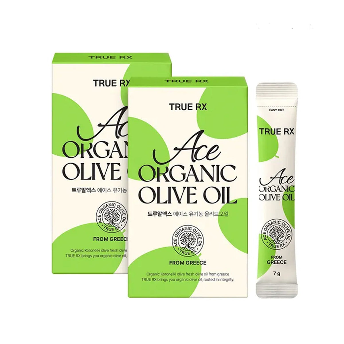 TRUE RX TRUE RX Ace Organic Olive Oil 7g × 14 Sticks (2 Boxes) - daily care - front bottle shot