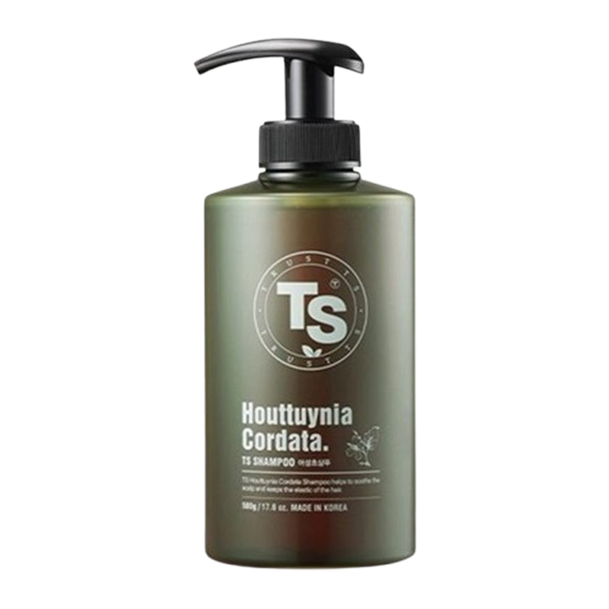 TS TRILLION TS Houttuynia Cordata Shampoo 500g - hydrating - front bottle shot