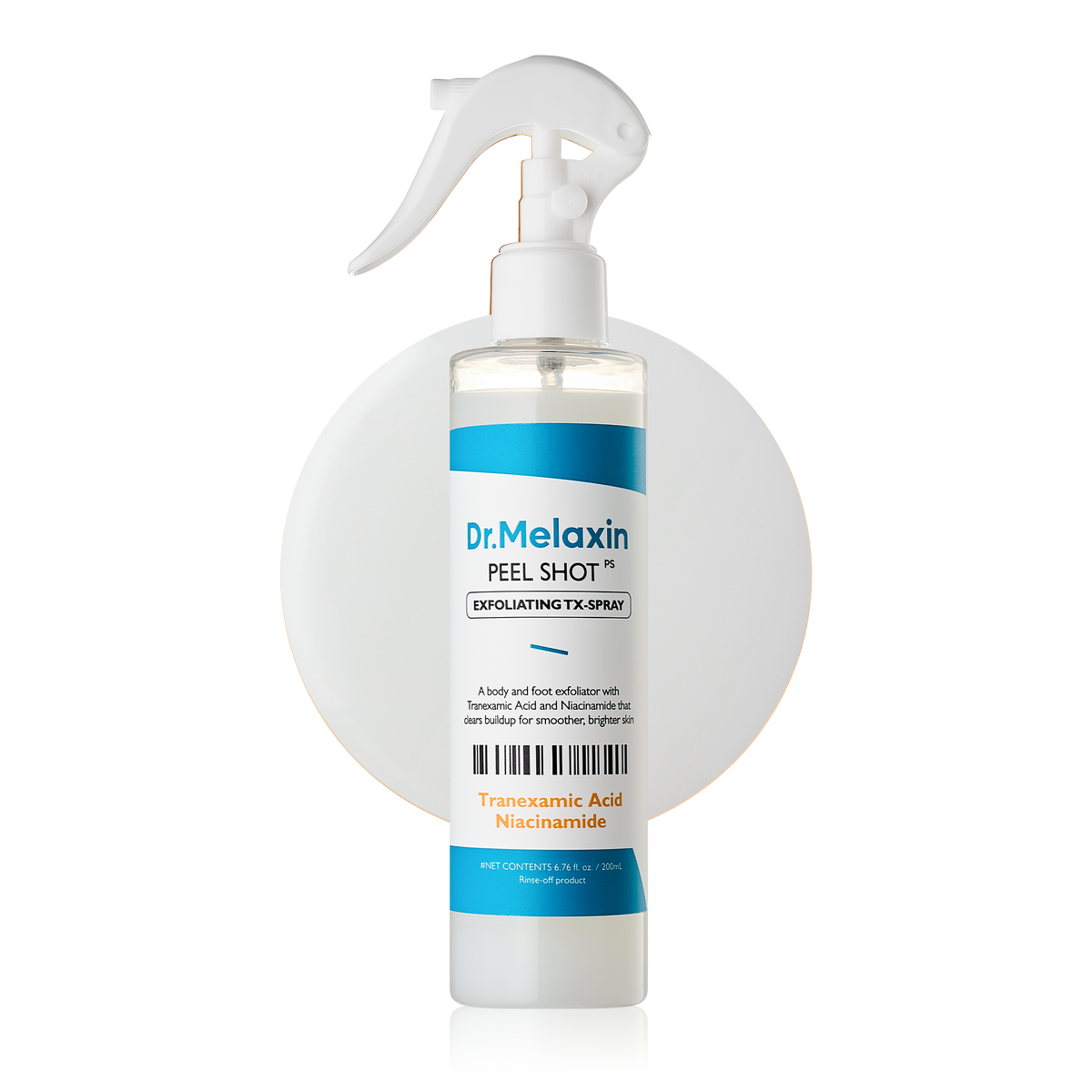 Dr.Melaxin Dr.Melaxin Peel Shot Exfoliating TX-Spray 200ml - hydrating - front bottle shot