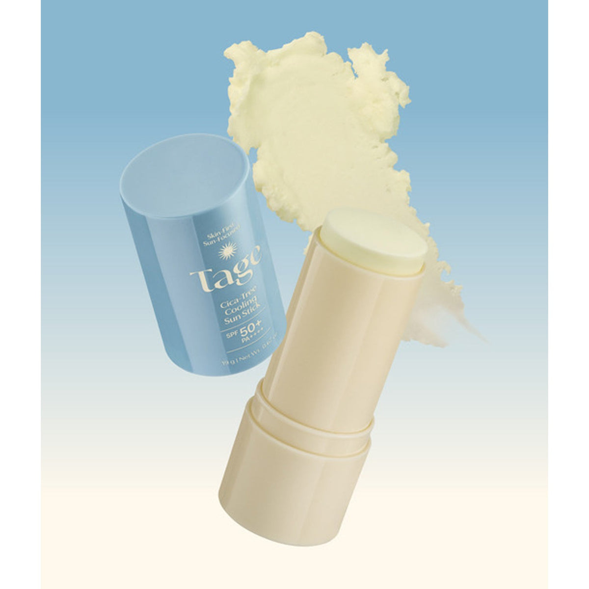 Tage Tage Cica-Tree Cooling Sun Stick SPF 50+ PA++++ 19g - hydrating - front bottle shot