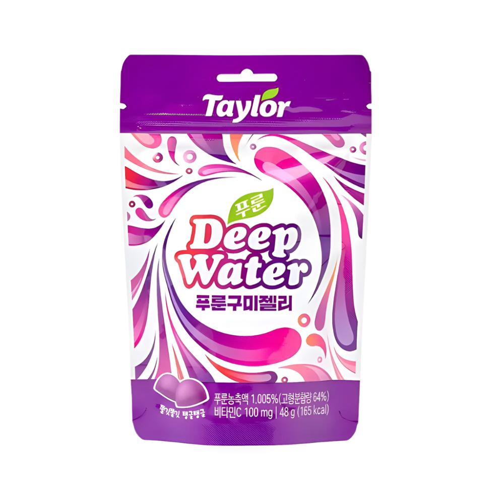 Taylor Taylor Deep Water Prune Gummy Jelly 48g * 10 pack - daily care - front bottle shot