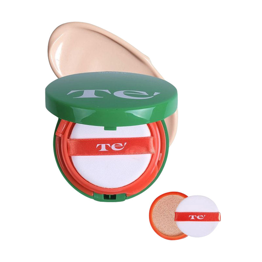 Te' Te' SET Chorok35 Daily Tone-Up Refit Sun Cushion Original + Refill 14g - brightening - front bottle shot