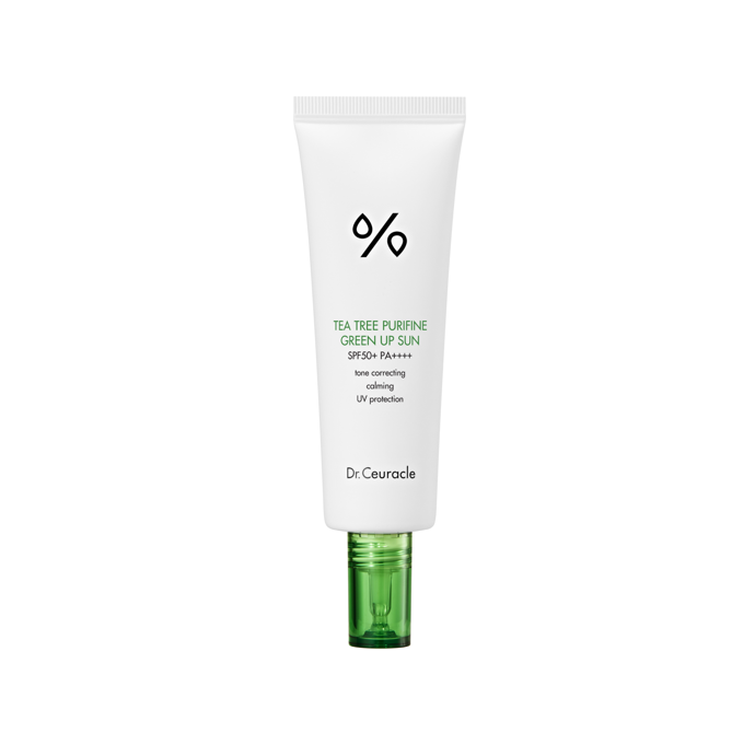Dr.Ceuracle Dr.Ceuracle Tea Tree Purifine Green Up Sun SPF50+ PA++++ 50ml - hydrating - front bottle shot