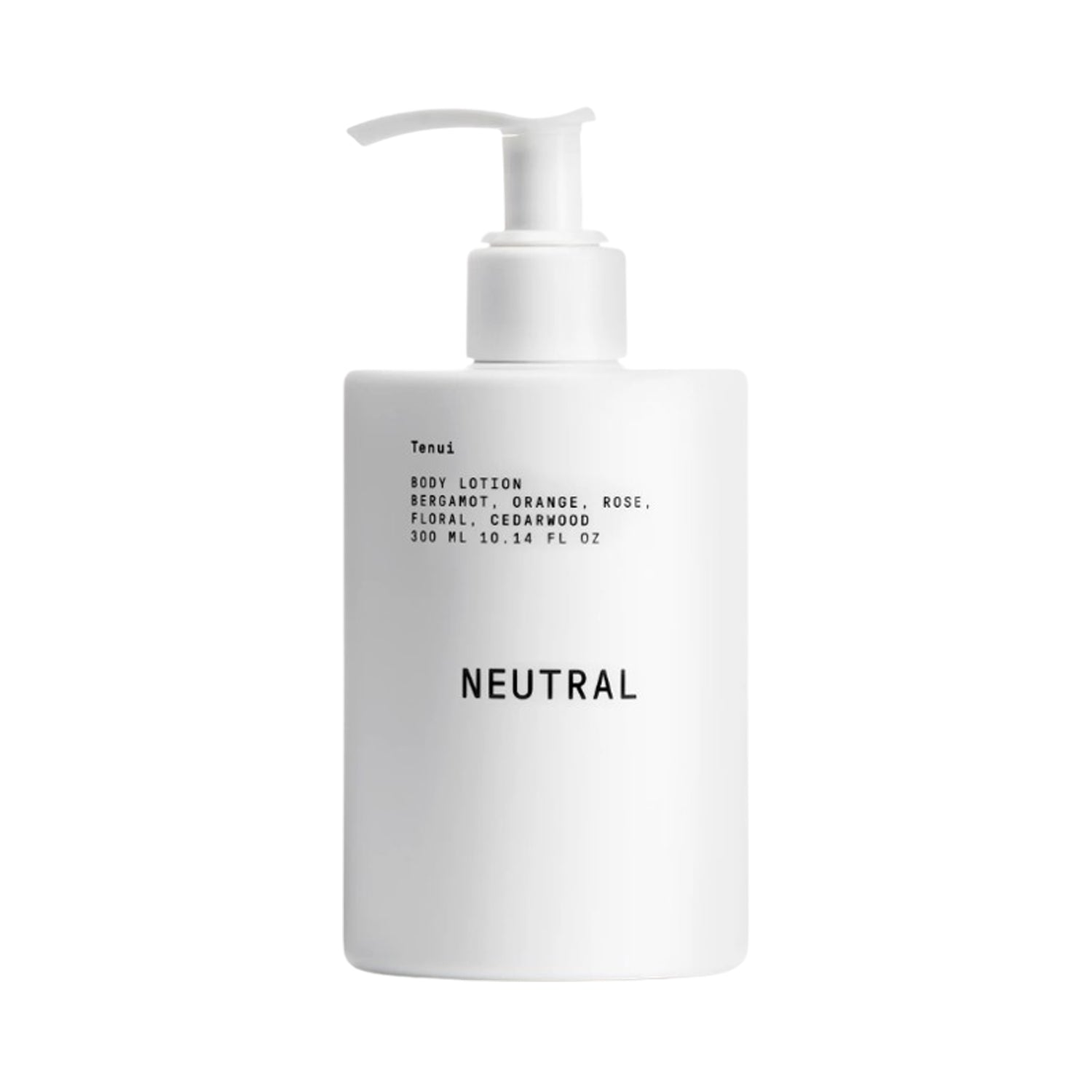 Tenui Tenui Body Lotion Neutral 300ml - hydrating - front bottle shot