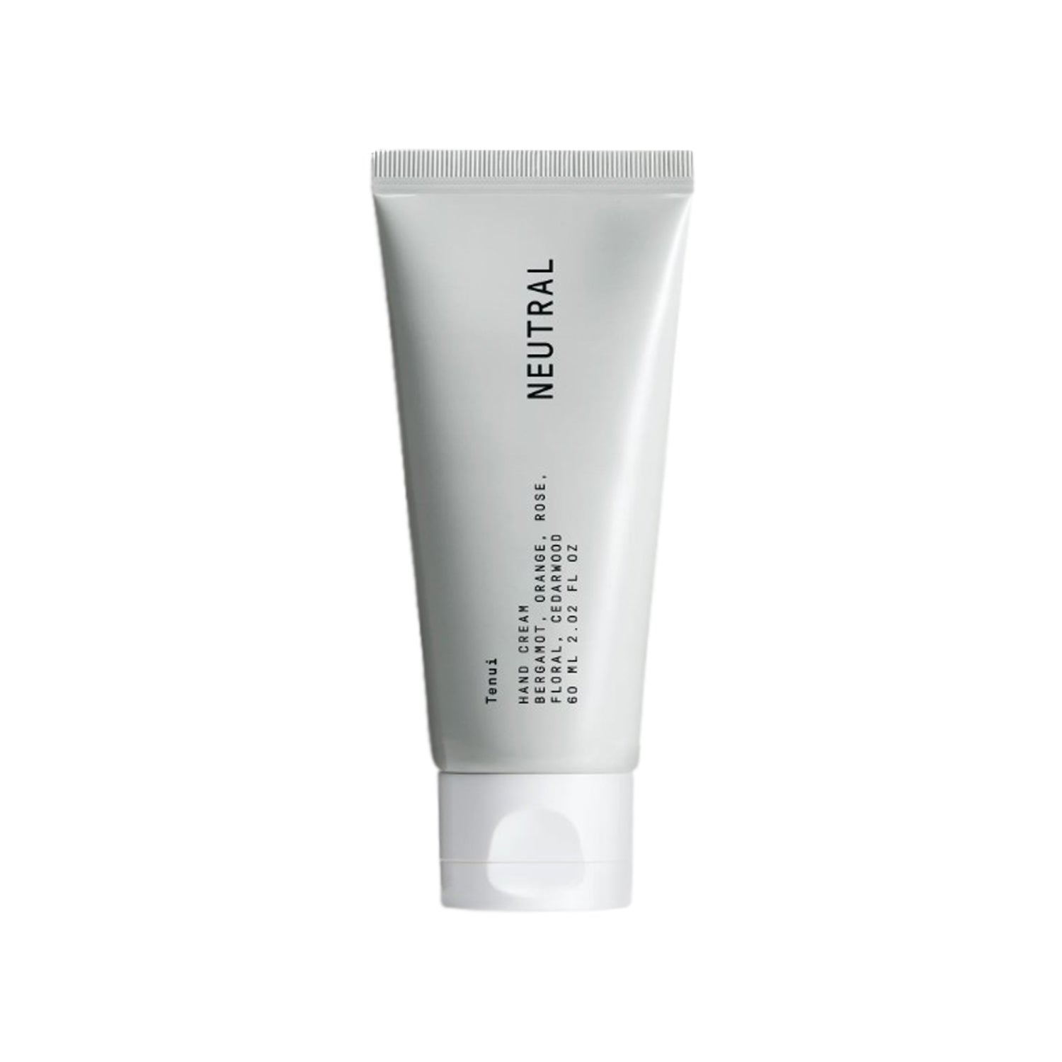 Tenui Tenui Hand Cream Neutral 60ml - hydrating - front bottle shot